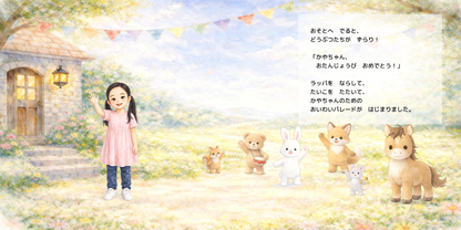 ◯◯の まほうの バースデー（4-9歳向けお誕生日絵本）